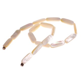 Shell Mop long oval / 25x8mm