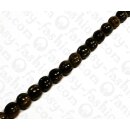 Water Bufallo Horn Round Beads with Vertical Groove...