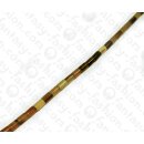 Water Bufallo Horn Tube White Shiny 13x8mm