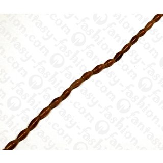 Wasserb&uuml;ffel Horn Doube Cone Golden Shiny 10mm