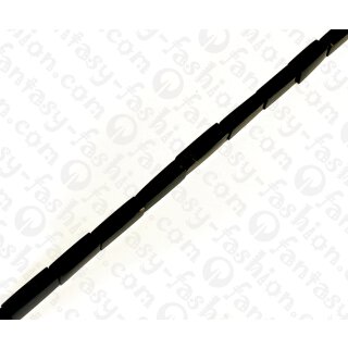 Wasserbüffel Horn Rectangle Black Shiny 28x28mm / 16pcs.