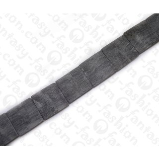 Wasserbüffel Horn Square Black Matte 30x30mm / 13pcs.