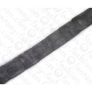 Water Bufallo Horn Square Black Matte 30x30mm / 13pcs.