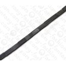 Water Bufallo Horn Rectangle Black Matte 20x10mm / 20pcs.