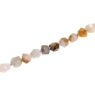 Stone Agate faceted round / 18mm.