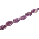 Stein Perlen Amethyst oval / 30mm.