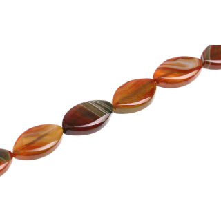 Stein Perlen Green agate oval / 40mm.