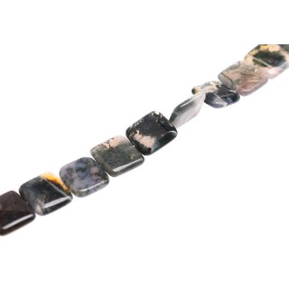 Stone Moss agate square / 20mm.