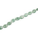 Stein Perlen Green aventurine oval ring / 20mm.
