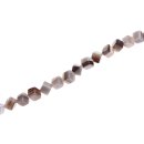 Stein Perlen grey agate dice / 10mm.