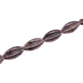 Stein Perlen Purple kiwi jasper balimbing / 40mm.