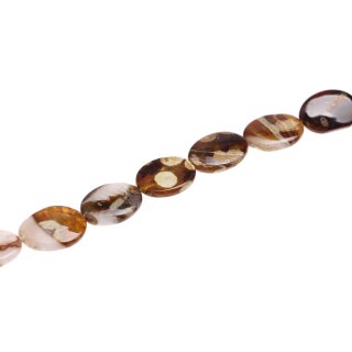 Stone Ocean jasper oval    / 30mm.