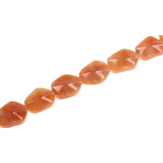 Stone Red aventurine oval irregular / 30mm.