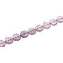 Stone Amethyst flat round faceted / 18mm.