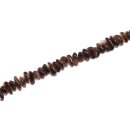 Stein Perlen Smoke Quarzt puccalit  / 5x14mm.