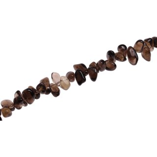 Stein Perlen Smoke Quarzt puccalit  / 5x10mm.