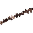 Stone Smoke Quarzt puccalit  / 5x10mm.