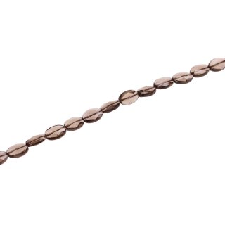 Stone Smoke Quarzt oval faceted / 15mm.