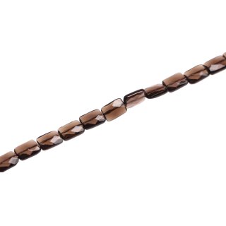 Stone Smoke Quarzt square faceted / 15mm.