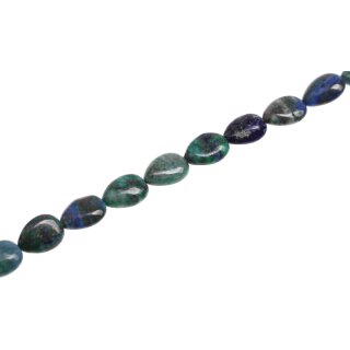Stone Green lapis lazuli teardrop   / 18mm.
