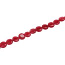 Stone Rhodonite pink flat round   / 15mm.