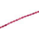 Stone Rhodonite pink olive faceted / 10mm.