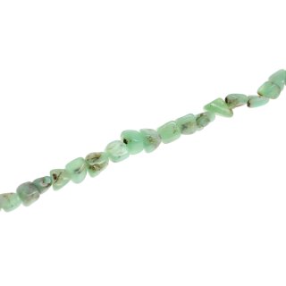 Stein Perlen Chrysopras irregular / 10mm.