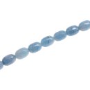 Stone Aquamarine oval faceted / 20mm.