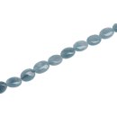 Stein Perlen Aquamarine oval   / 15mm.