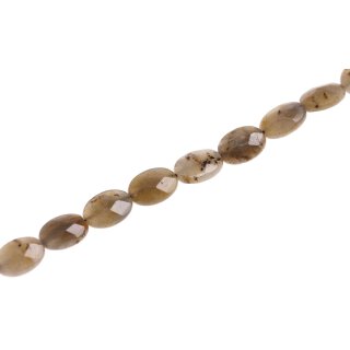 Stone Labradourite oval faceted / 16mm.