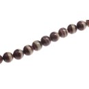 Stein Perlen Iron zebra jasper round beads / 16mm.