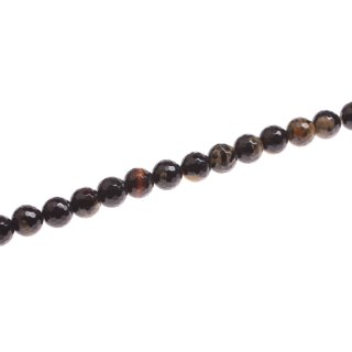 Stone  Agate faceted round beads / 15mm.