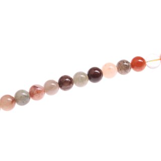 Stone Crystal mix round beads / 16mm.