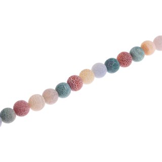 Stone agate matt round beads / 16mm.