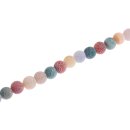 Stein Perlen achat matt round beads / 16mm.