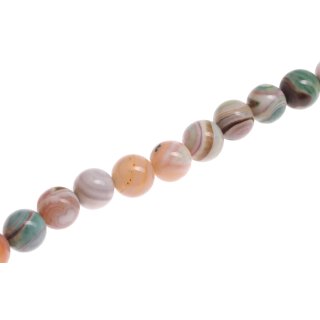 Stone Rainbow fluorite round beads / 16mm.