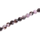 Stein Perlen Purple agate round beads / 14mm.