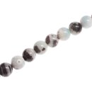 Stein Perlen Rainbow fluorite round beads / 15mm.