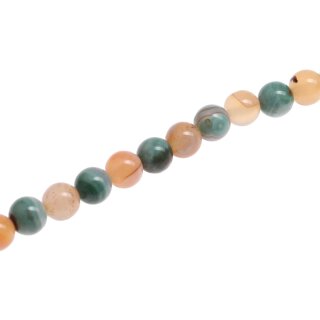 Stone Agate  round beads / 14mm.