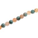 Stein Perlen Agate  round beads / 14mm.
