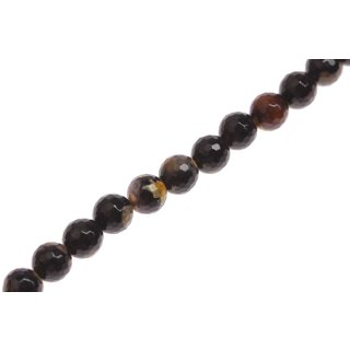 Stein Perlen Agate faceted round beads / 12mm.