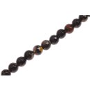 Stone Agate faceted round beads / 12mm.