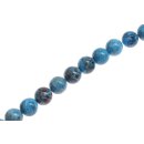 Stein Perlen Calsit blue  round beads / 14mm.