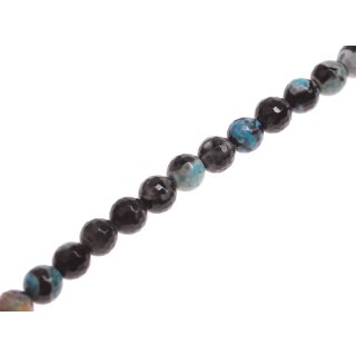 Stone  agate faceted round beads / 10mm.