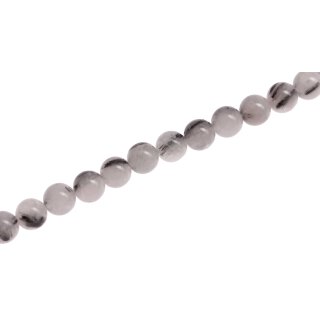 Stone eagle eyes round beads / 10mm.