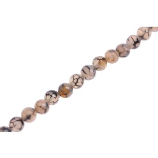 Stone grey agate faceted round beads / 10mm.