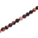 Stein Perlen Pink agate faceted round beads / 10mm.