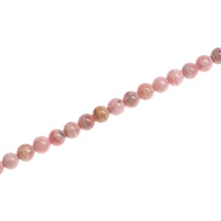 Stone Pink aventurine round beads / 6mm.