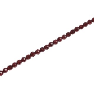 Steinperlen Calcite faceted round beads / 6mm.