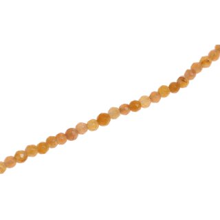 Stone Y.C jade faceted round beads / 4mm.